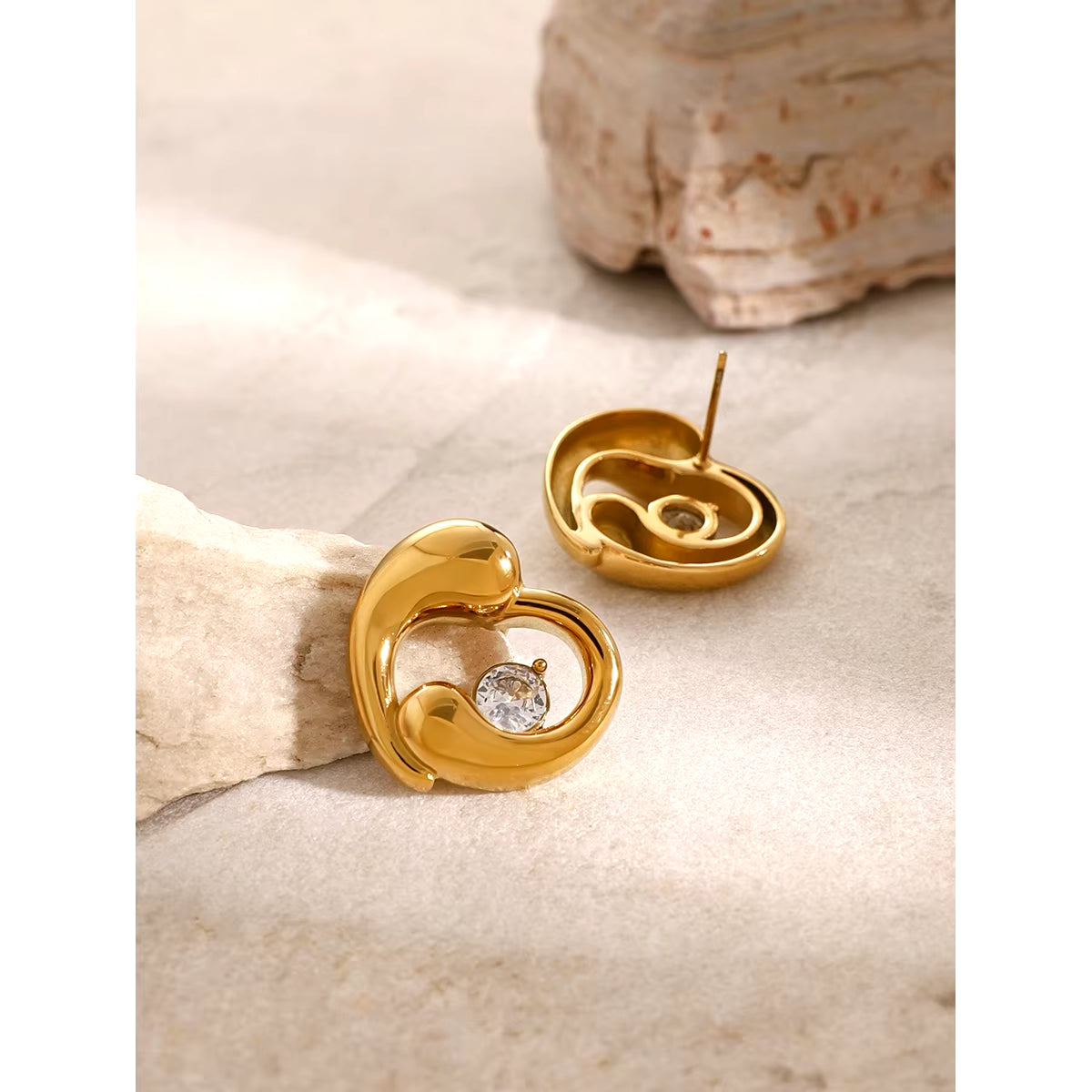 Geometric round Earrings